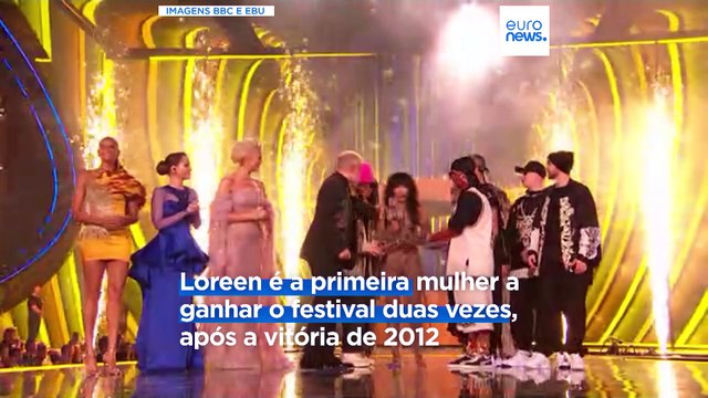 Suécia vence e faz história no Festival Eurovisão da Canção