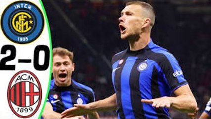 AC Milan vs Inter Milan 0-2 Uefa Champions League 2023 Semi Finals 1st Leg