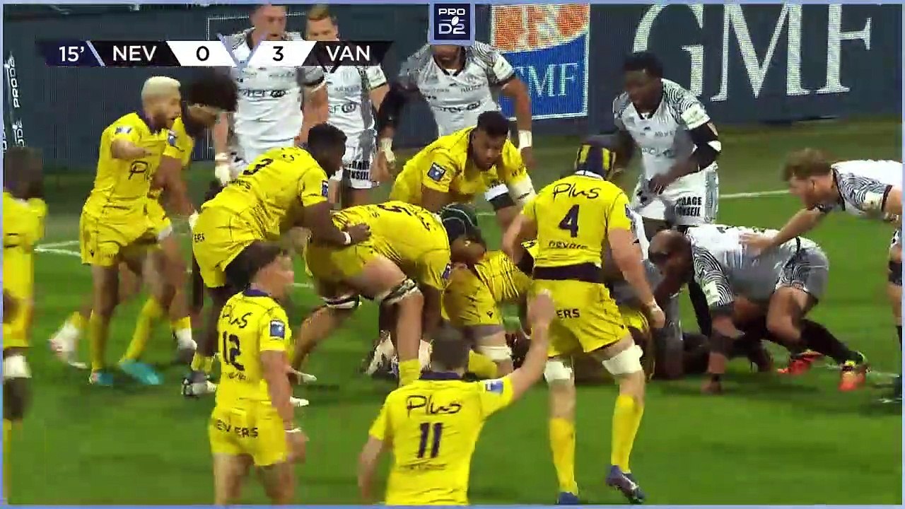 PRO D2 - Résumé USON Nevers-RC Vannes: 17-20 - Barrage - Saison 2022/2023