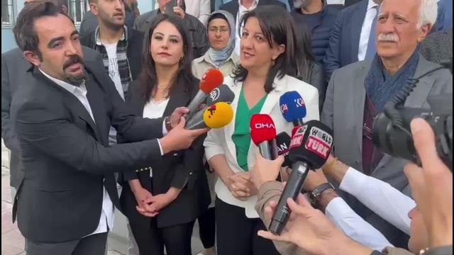 HDP Eş Genel Başkanı Pervin Buldan, oyunu Van'da kullandı