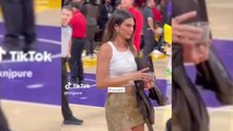 Kendall Jenner y Bad Bunny son tendencia mundial por estos vídeos en la cancha de los Lakers durante el partido decisivo