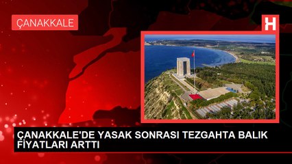ÇANAKKALE'DE YASAK SONRASI TEZGAHTA BALIK FİYATLARI ARTTI