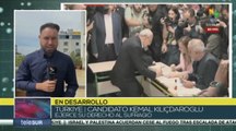 Candidato presidencial de Türkiye Kemal Kiliçdaroglu ejerce derecho al voto