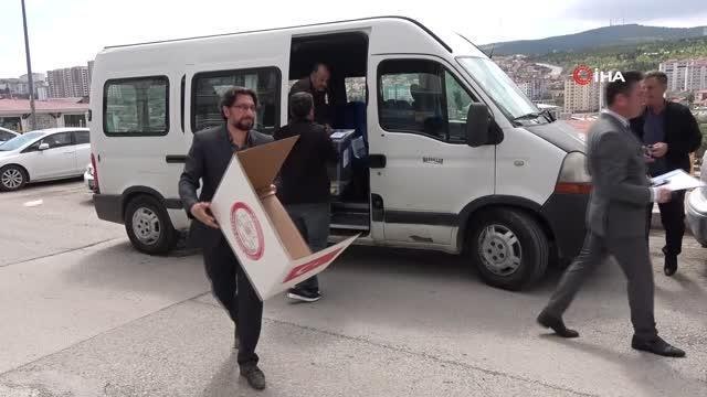 Yozgat'ta 6 seçmen, seyyar sandıkta oy kullandı