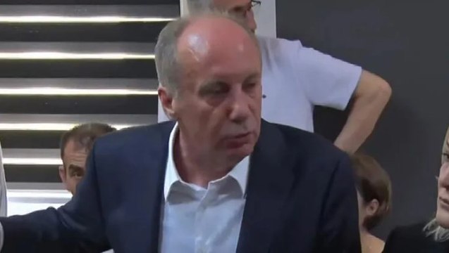 Memleket Partisi Genel Başkanı Muharrem İnce, Ankara'da oyunu kullandıktan sonra açıklama yaptı