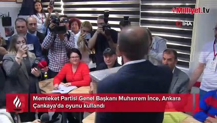 Muharrem İnce oyunu kullandı