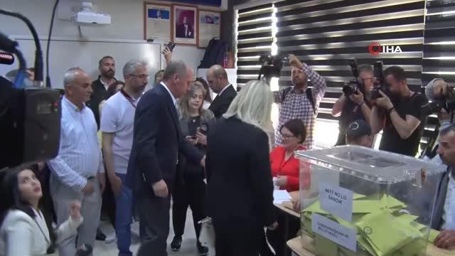 Memleket Partisi lideri Muharrem İnce oyunu Ankara'da kullandı