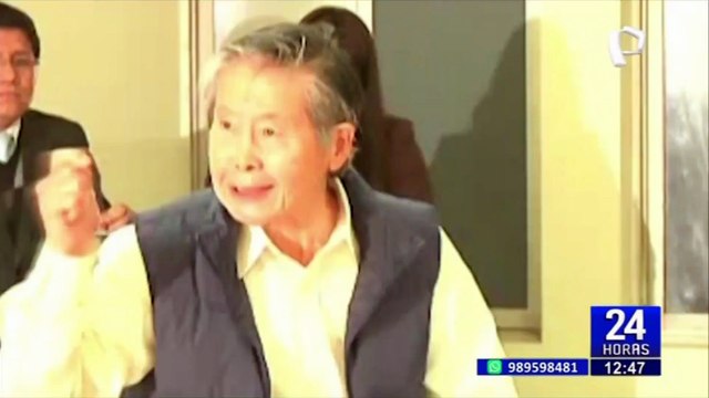 Poder Judicial programa declaración de Alberto Fujimori por caso de esterilizaciones