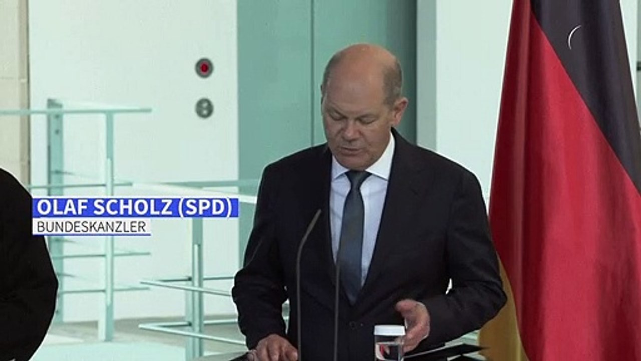 Scholz zu Selenskyj: 'Wir unterstützen Euch so lange wie nötig'