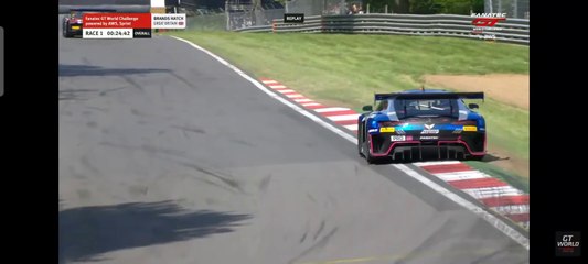 GT World Challenge 2023 Brands Hatch Race 1 Marciello Amazing Save Full Attack