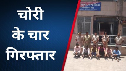 बड़ीसादड़ी: संपत्ति चोरी के मामले में चार को किया गिरफ्तार, देखिए पूरी खबर