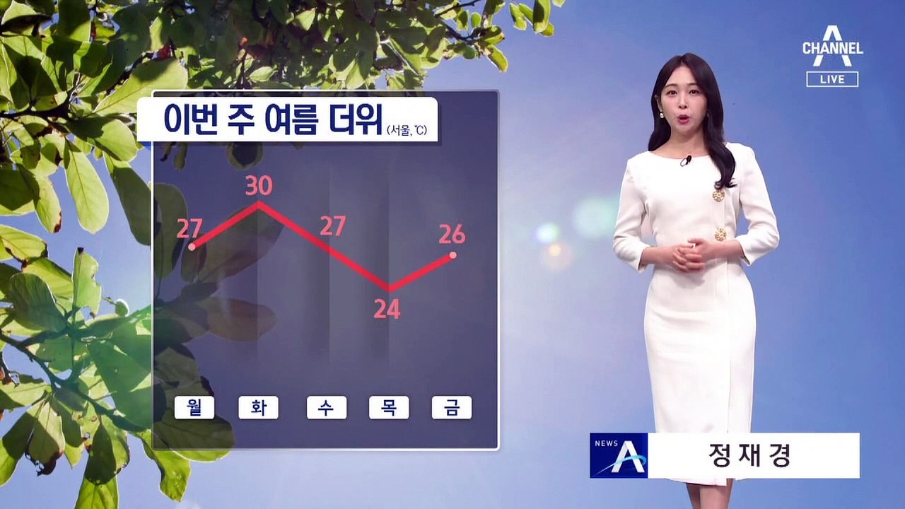 [날씨]이번 주 여름 더위…낮 오존 유의