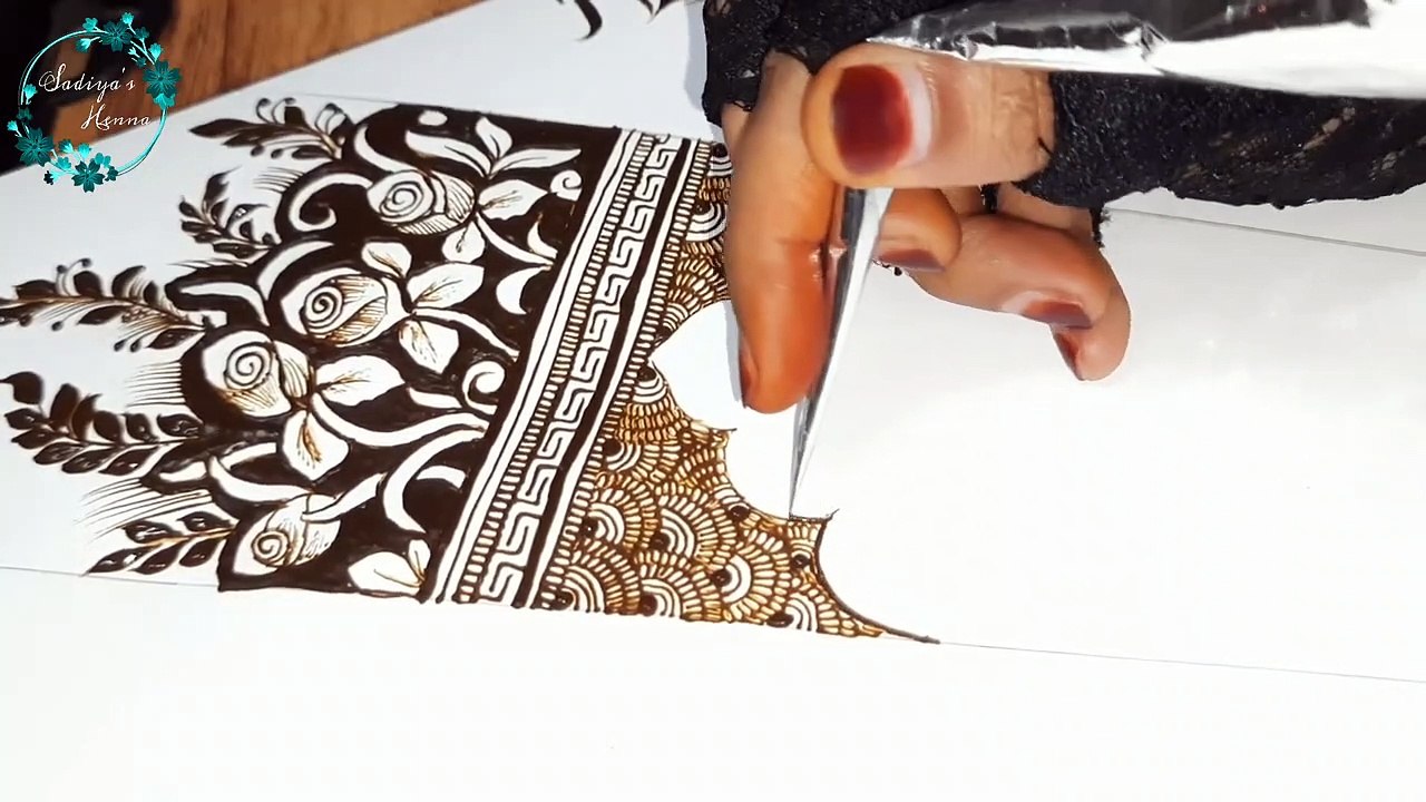 Mehndi class 11 | Full Hand 3D Mehndi design | Mehndi | Mehndi tutorial ...