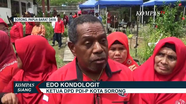 Nomor Urut Berubah, Pendaftaran Bacaleg PDI-P di Sorong Ricuh!