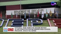 National task force na magre-review sa implementasyon ng senior high school program, binuo ng DepEd | GMA Integrated News Bulletin