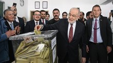Saadet Patisi Genel Başkanı Temel Karamollaoğlu oyunu kullandı