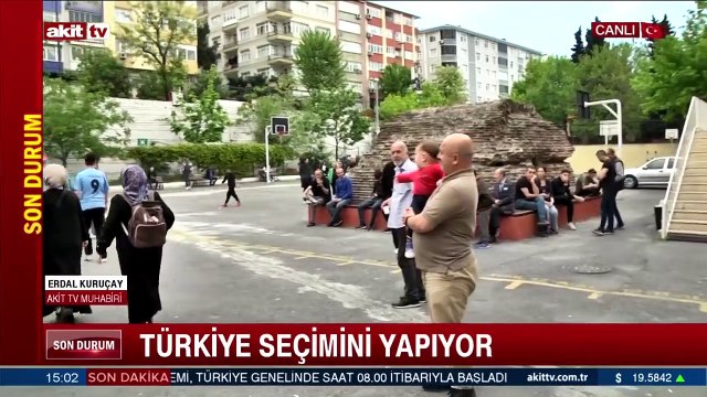 Bahçelievler'de seçmen sandık başında