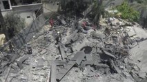 İsrail Saldırılarında Evlerini Kaybeden Gazzeliler Belirsizlik İçinde Bekliyor