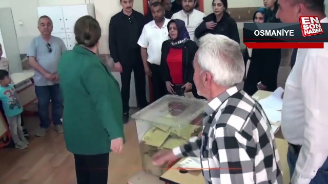 Aile ve Sosyal Hizmetler Bakanı Derya Yanık, oyunu Osmaniye'de kullandı