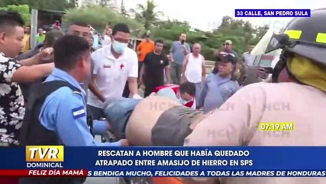 Dos personas heridas en un accidente vehicular en la 33 calle de SPS