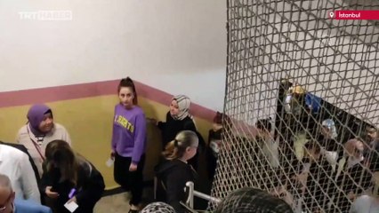 İstanbul'daki okullarda oy kullanma yoğunluğu