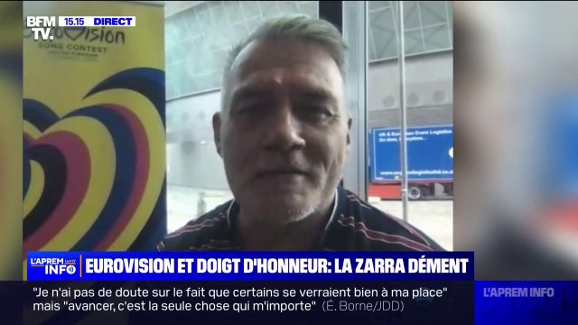 Geste polémique de La Zarra à l'Eurovision: J'aurais préféré avoir une autre situation pour représenter la France , affirme Bruno Blaszczyk, secrétaire général d'Eurofans