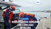 Colombia | Interceptado un narcosubmarino artesanal con tres toneladas de cocaína