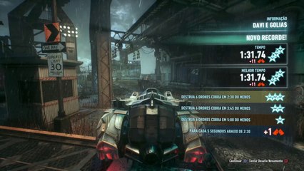 AR Challenges - David and Goliath - 3 stars - Batman: Arkham Knight