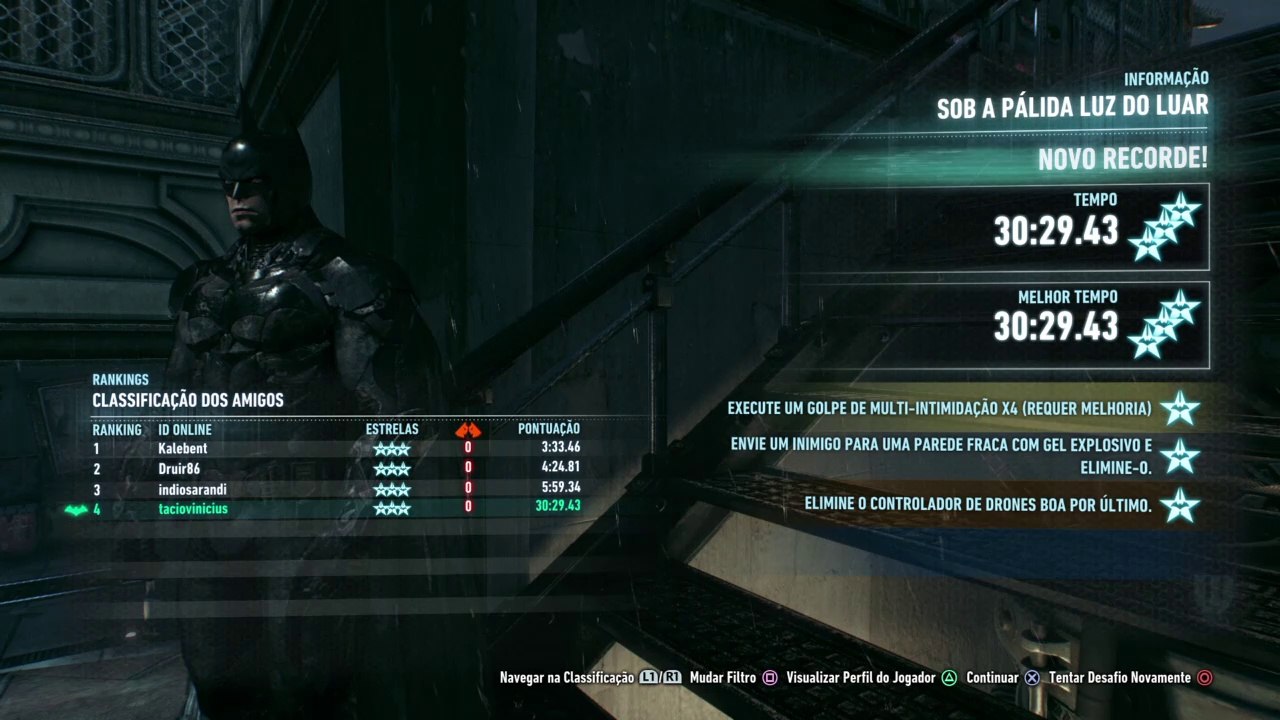 AR Challenges - Under the Pale Moonlight - 3 stars - Batman: Arkham Knight