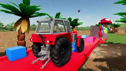 Farming Simulator 22 054 - COLORED URSUS TRACTORS DEATH RUN