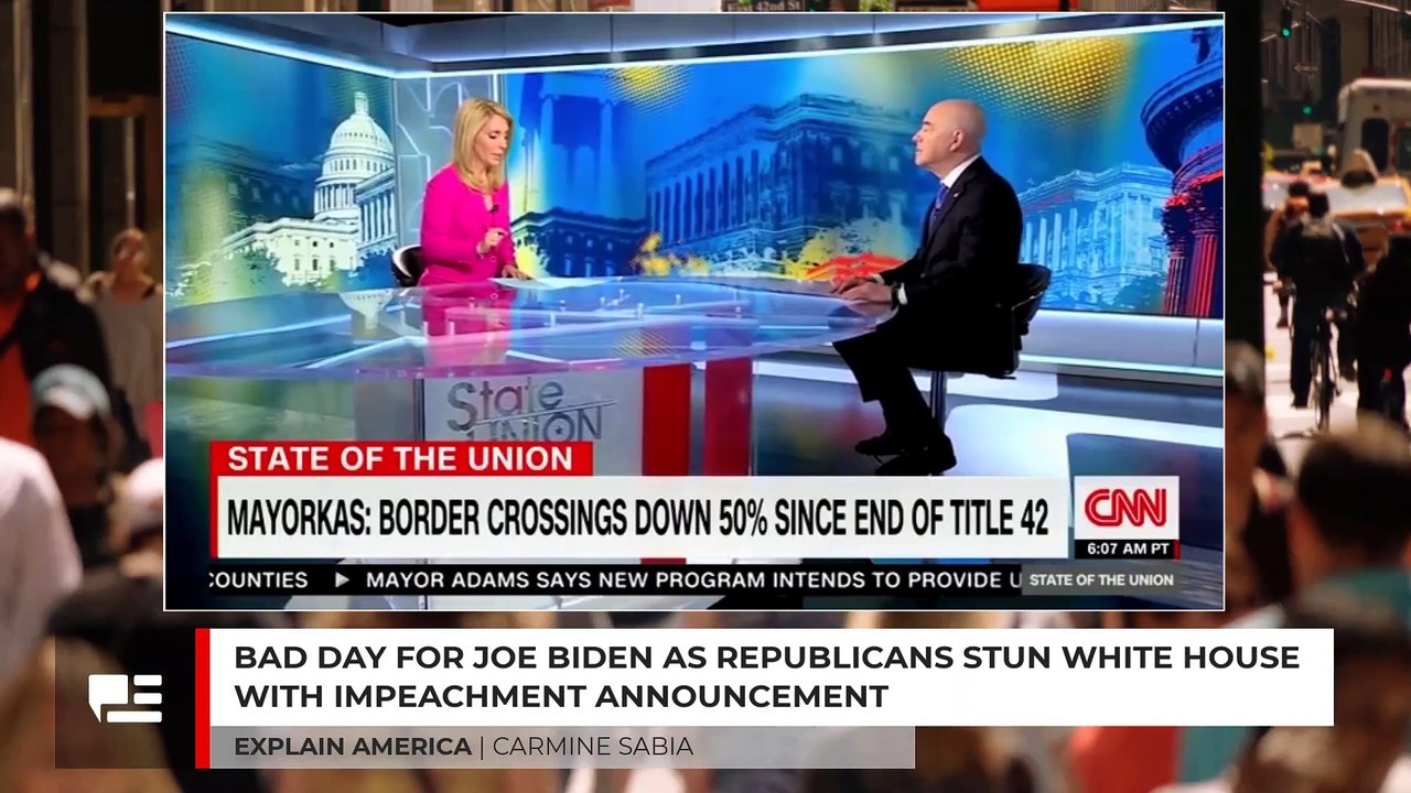 Bad Day For Joe Biden As Republicans Stun White House With Impeachment Announcement