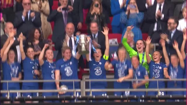 Kerr's strike seals third straight FA Cup title for Chelsea