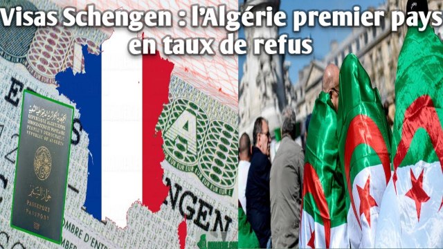 Visas Schengen : l’Algérie premier pays en taux de refus.