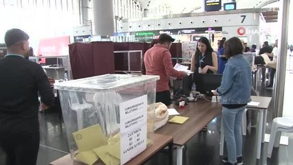 İstanbul Havalimanı'nda oy sayımı başladı