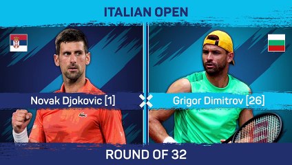 Djokovic overcomes second set frustrations to beat Dimitrov