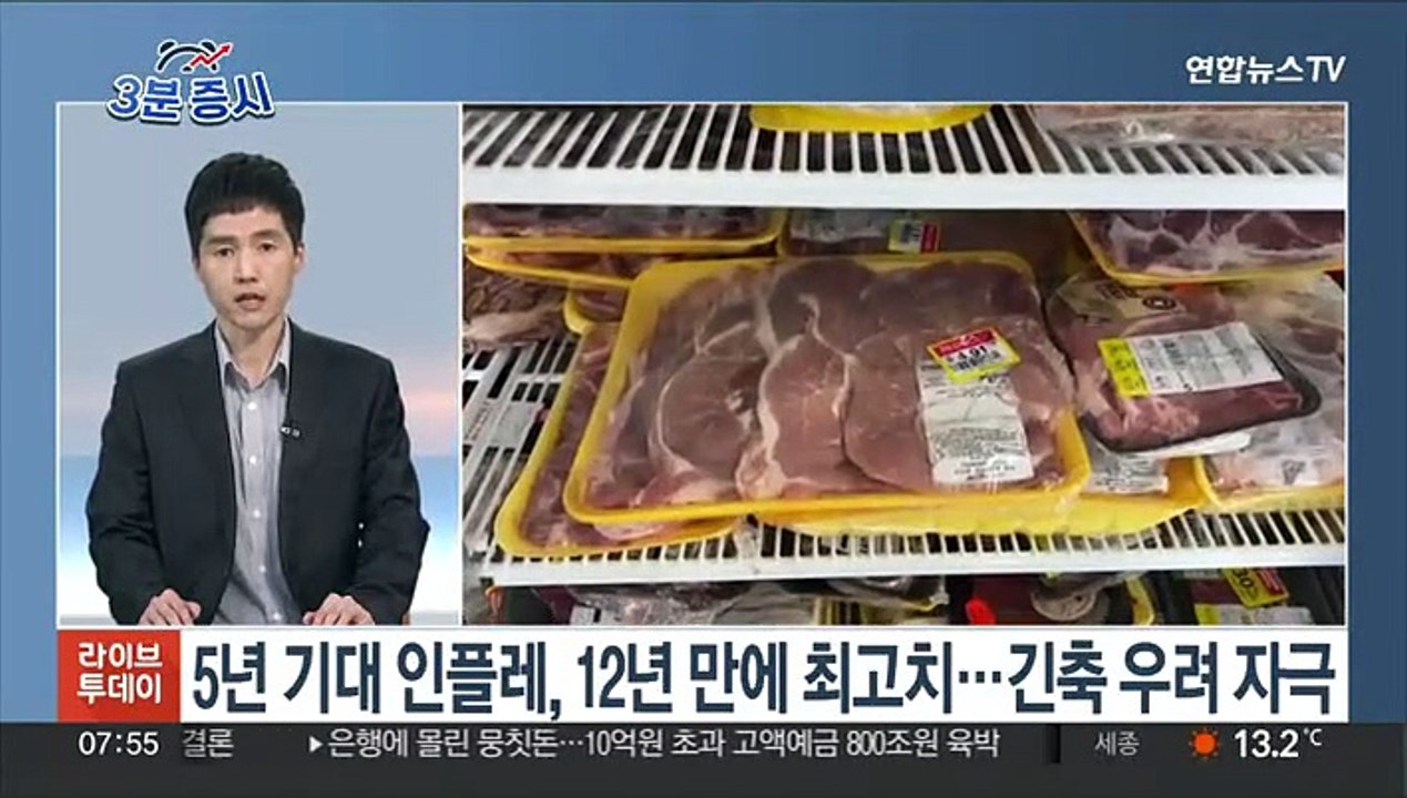 [3분증시] 뉴욕증시, 인플레 압력 우려에 하락…나스닥 0.35%↓