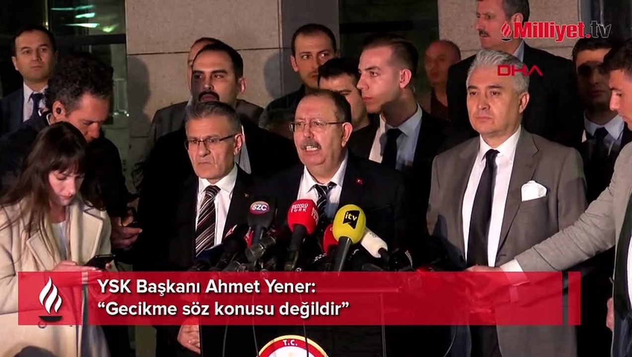 YSK Başkanı'ndan 'veri girişiminde aksama yok' açıklaması
