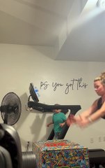 Exercising Mom Misses Her Mark