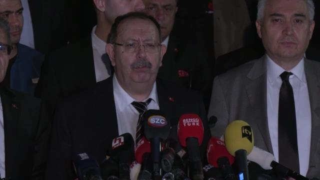 Ysk Başkanı Ahmet Yener: Şu An İtibarıyla Yurt İçerisinde Yüzde 47,08, Yurt Dışında İse Yüzde 12,60 Oy Girişi Gerçekleşmiştir