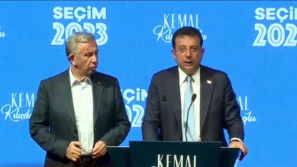 Yavaş ve İmamoğlu açıklama yaptı