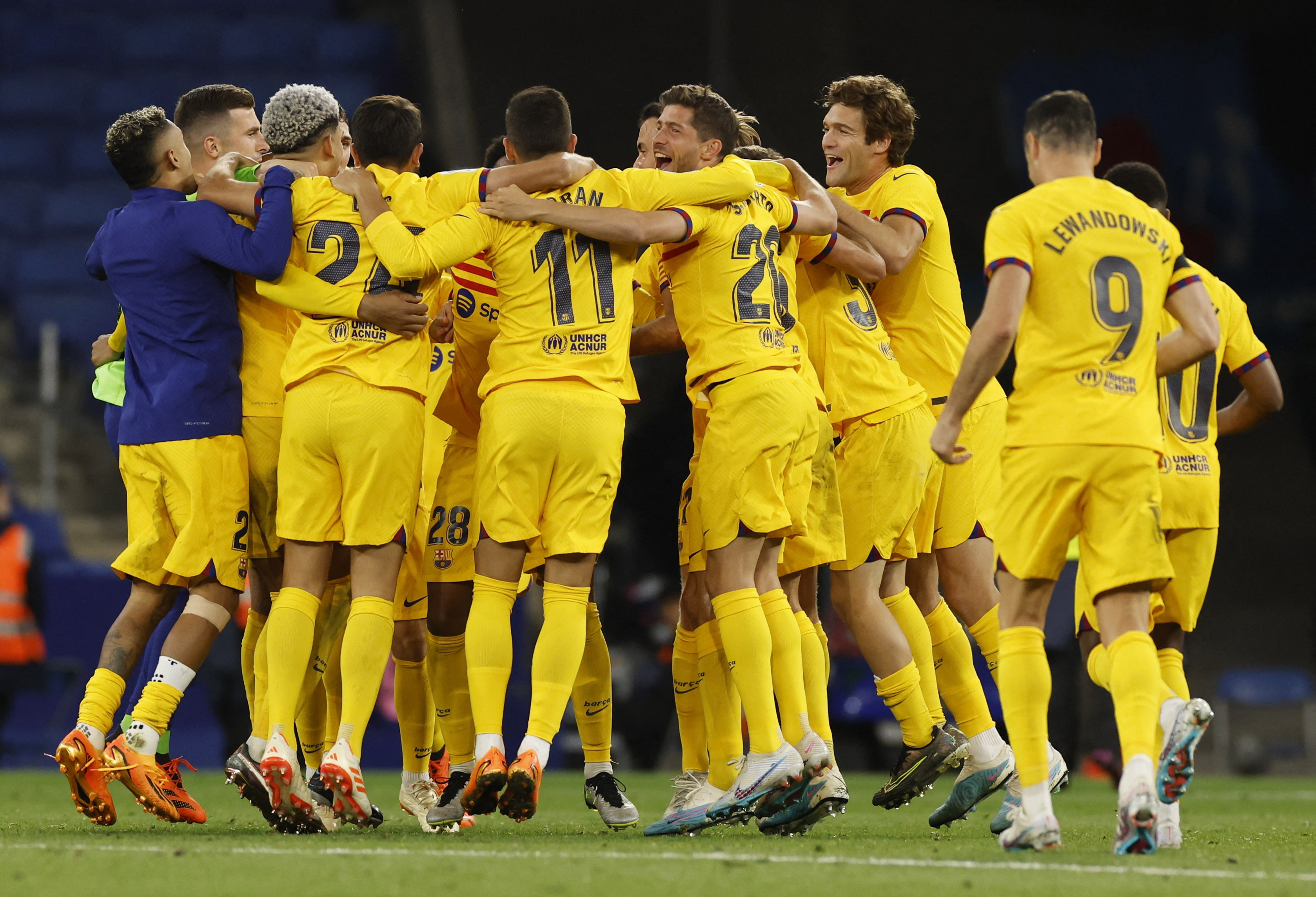 La Liga : Le Barça gagne le derby et le titre !