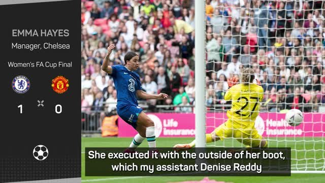 Chelsea coach Hayes has the last laugh after Kerr's Cup final winner