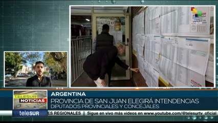 Argentina celebra elecciones regionales