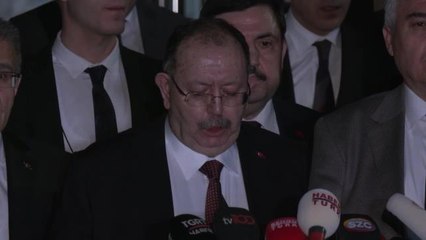 Ysk Başkanı Ahmet Yener: "Yüksek Seçim Kurulu'nun Sistemine Yurt İçi Sandıklarda Yüzde 71,64'ü, Yurt Dışı Sandıklarda İse Yüzde 18,76'sı Açılmış Olup...
