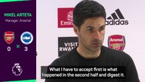 'At the moment it’s just frustration' - Arteta dejected as Arsenal challenge almost over