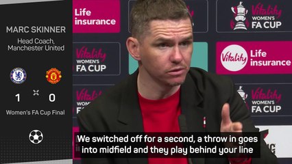 United coach Skinner defiant despite Cup final defeat