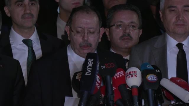 Ysk Başkanı Ahmet Yener, Saat 01.33'te Açıkladı: An İtibarıyla Yurt İçinde Açılan Sandık Oranımız Yüzde 89,97, Yurt Dışında Yüzde 30,8'dir. Genel...