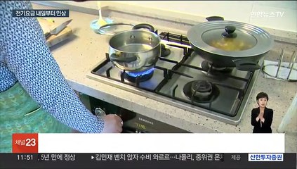 전기요금 kWh당 8원 인상…4인가구 월 3천원↑