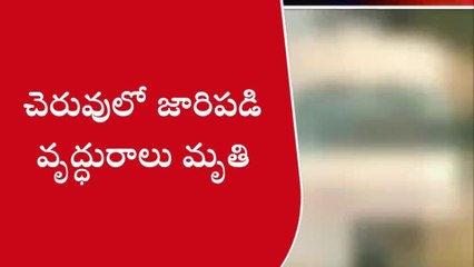 రాజాం: చెరువులో జారిపడి వృద్ధురాలు మృతి