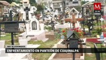 Riña en panteón San Lorenzo Acopilco de Cuajimalpa deja 14 lesionados | VIDEO